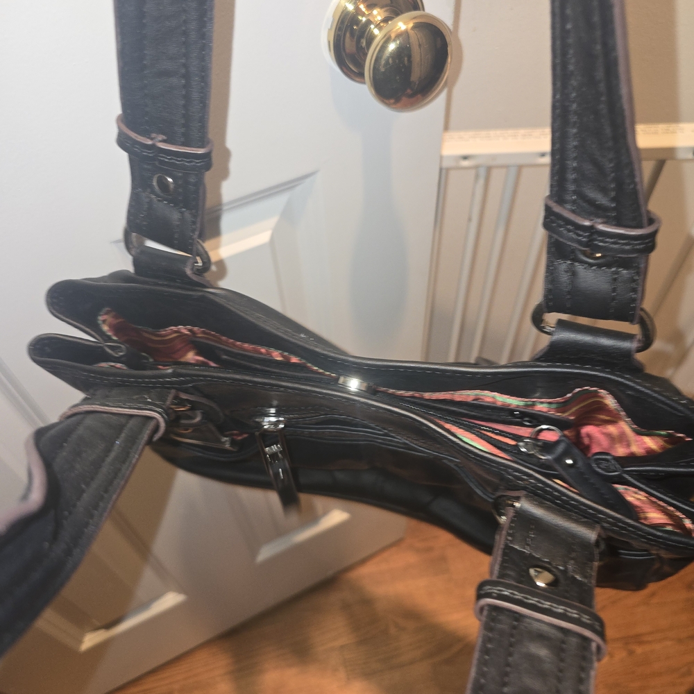 Tyler Rodan Black Leather Women's Bag - Picture 3 of 4